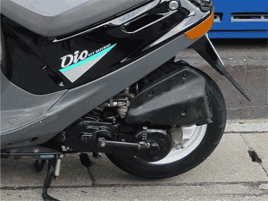 ディオ【AF18】キャブレターの位置